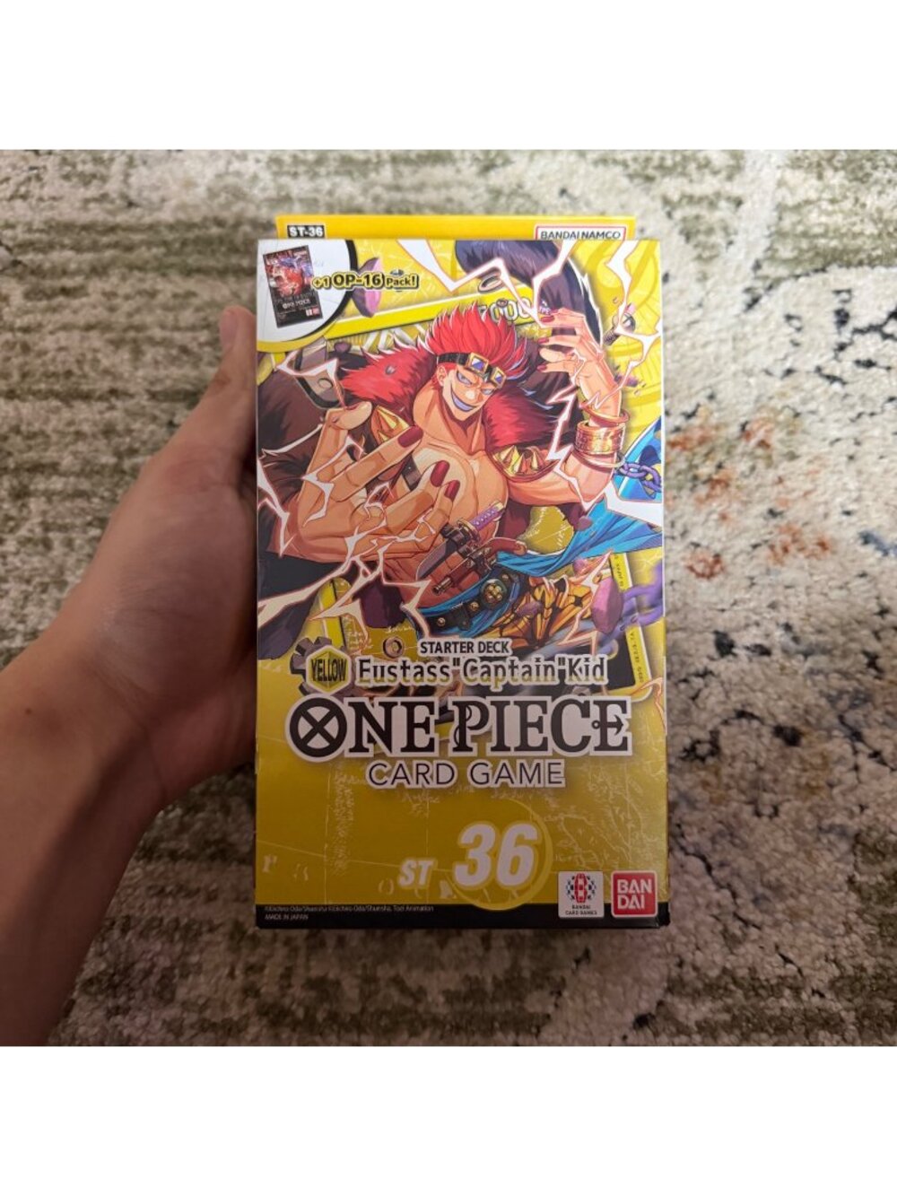 One Piece Eustass Captain Kid Starter Deck ST-36 Card Game By Bandai